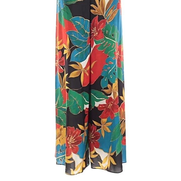Perfect condition! Alice + Olivia bright floral flowy pants, size 6 - Picture 4 of 9